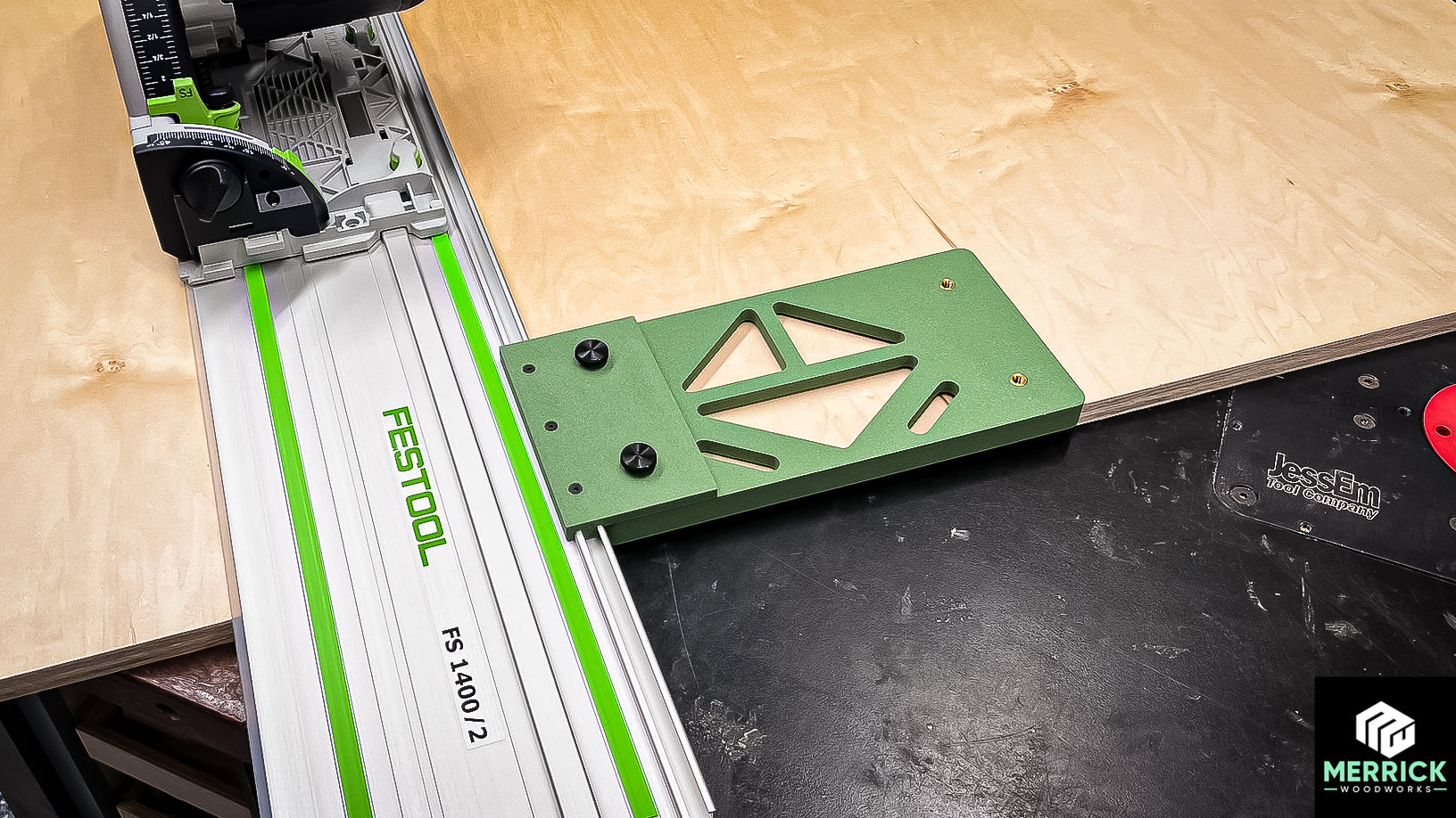 Festool Track Saw Guide Rail Square - Merrick Woodworks