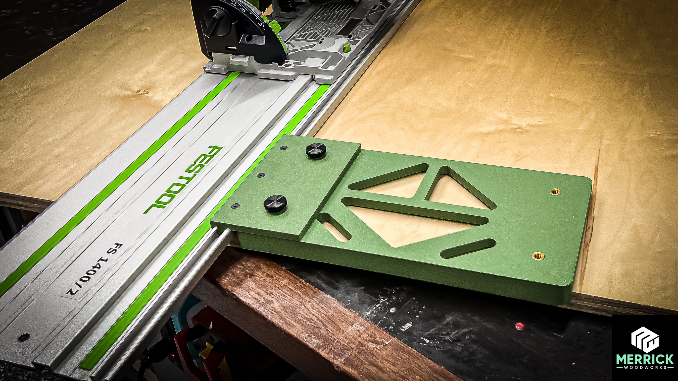 Festool Track Saw Guide Rail Square - Merrick Woodworks