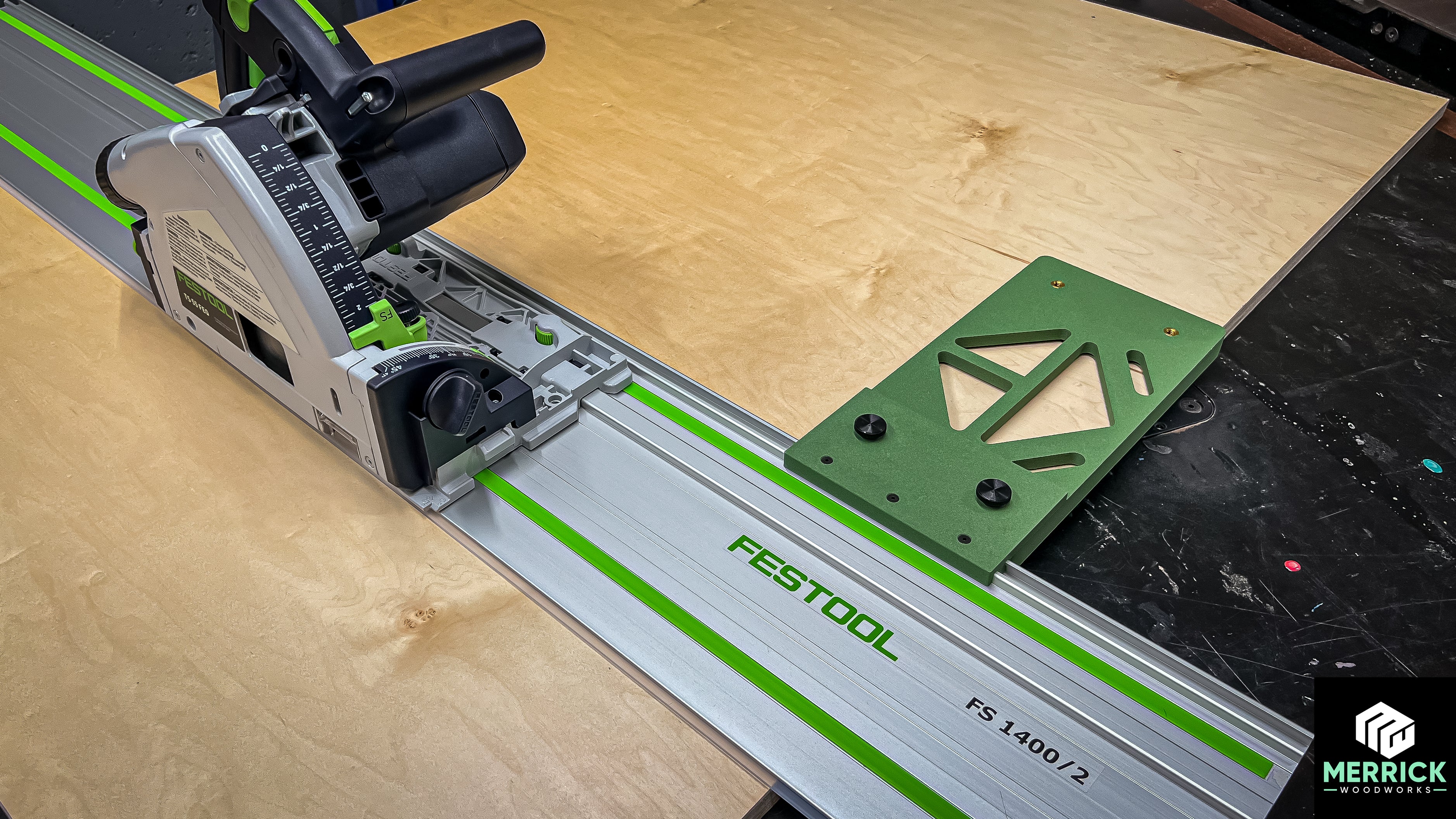 Festool Track Saw Guide Rail Square - Merrick Woodworks