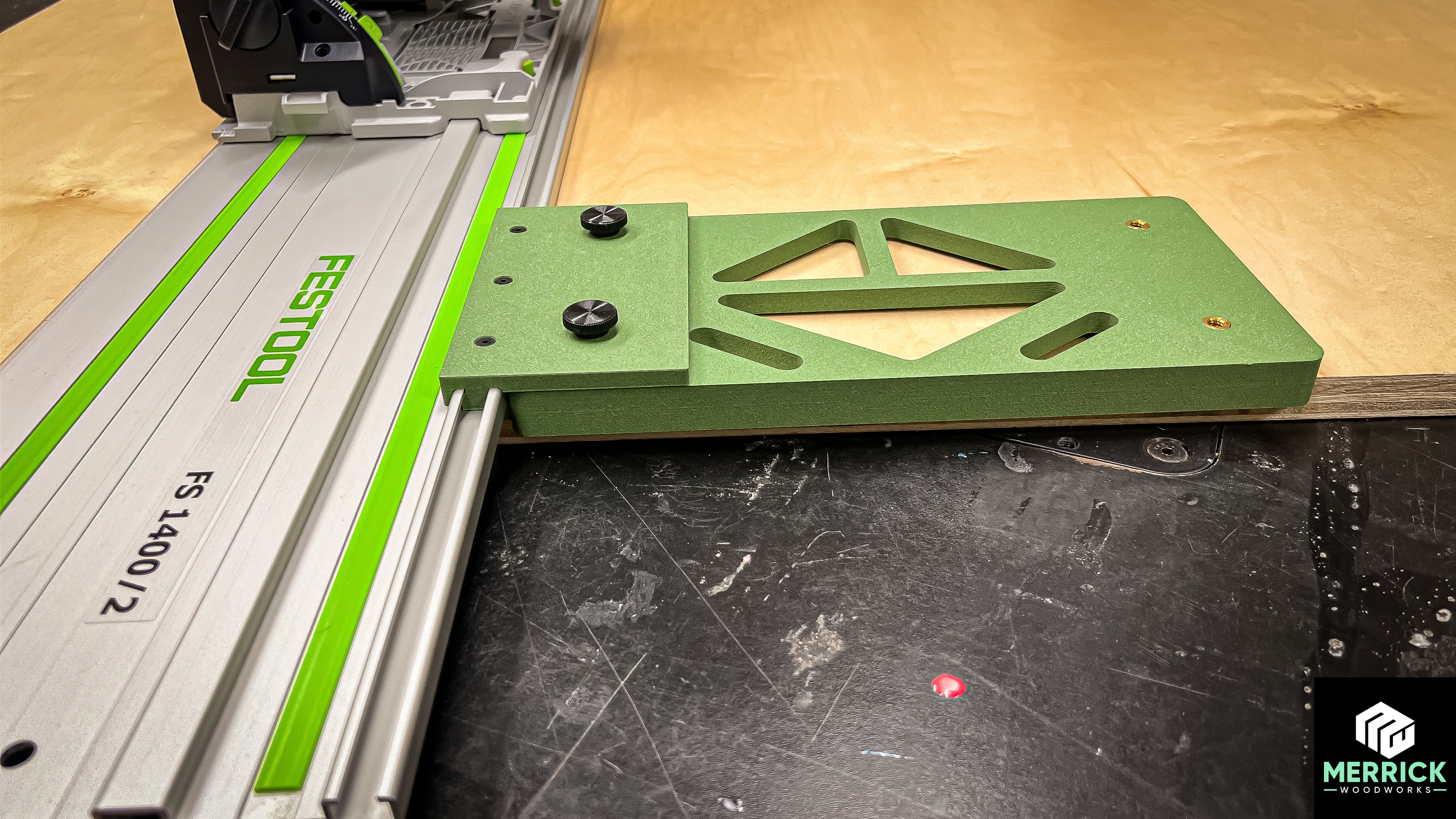 Festool Track Saw Guide Rail Square - Merrick Woodworks
