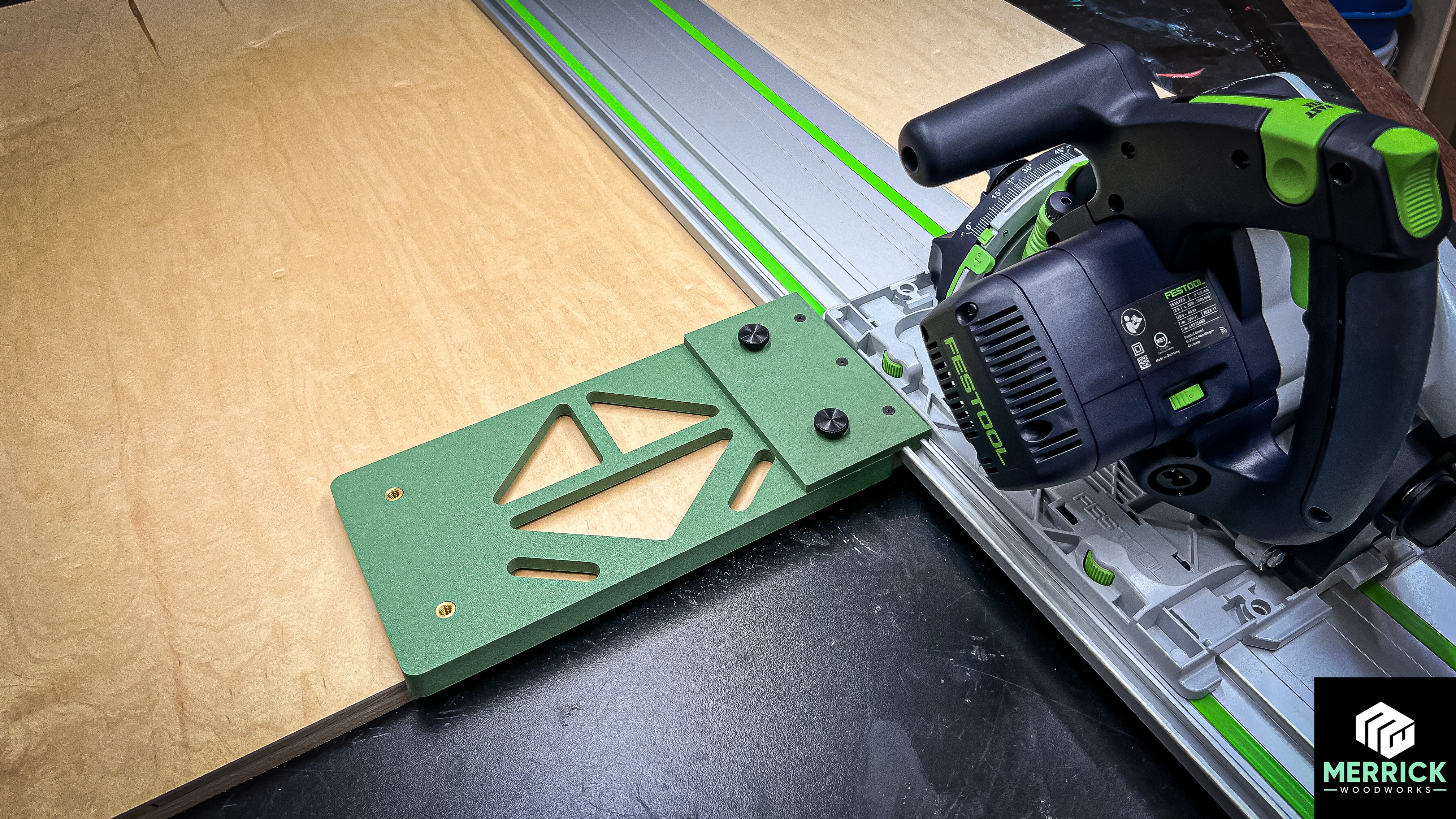Festool Track Saw Guide Rail Square - Merrick Woodworks