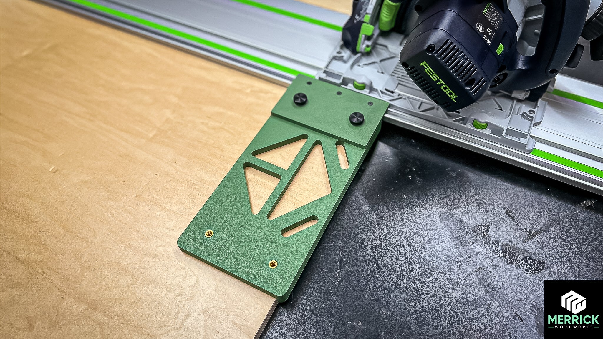 Festool Track Saw Guide Rail Square - Merrick Woodworks