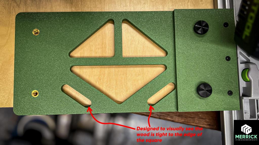 Festool Track Saw Guide Rail Square - Merrick Woodworks