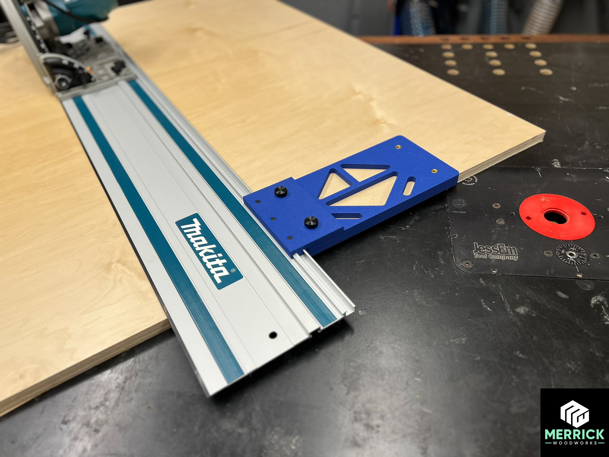 Makita Track Saw Guide Rail Square - Merrick Woodworks