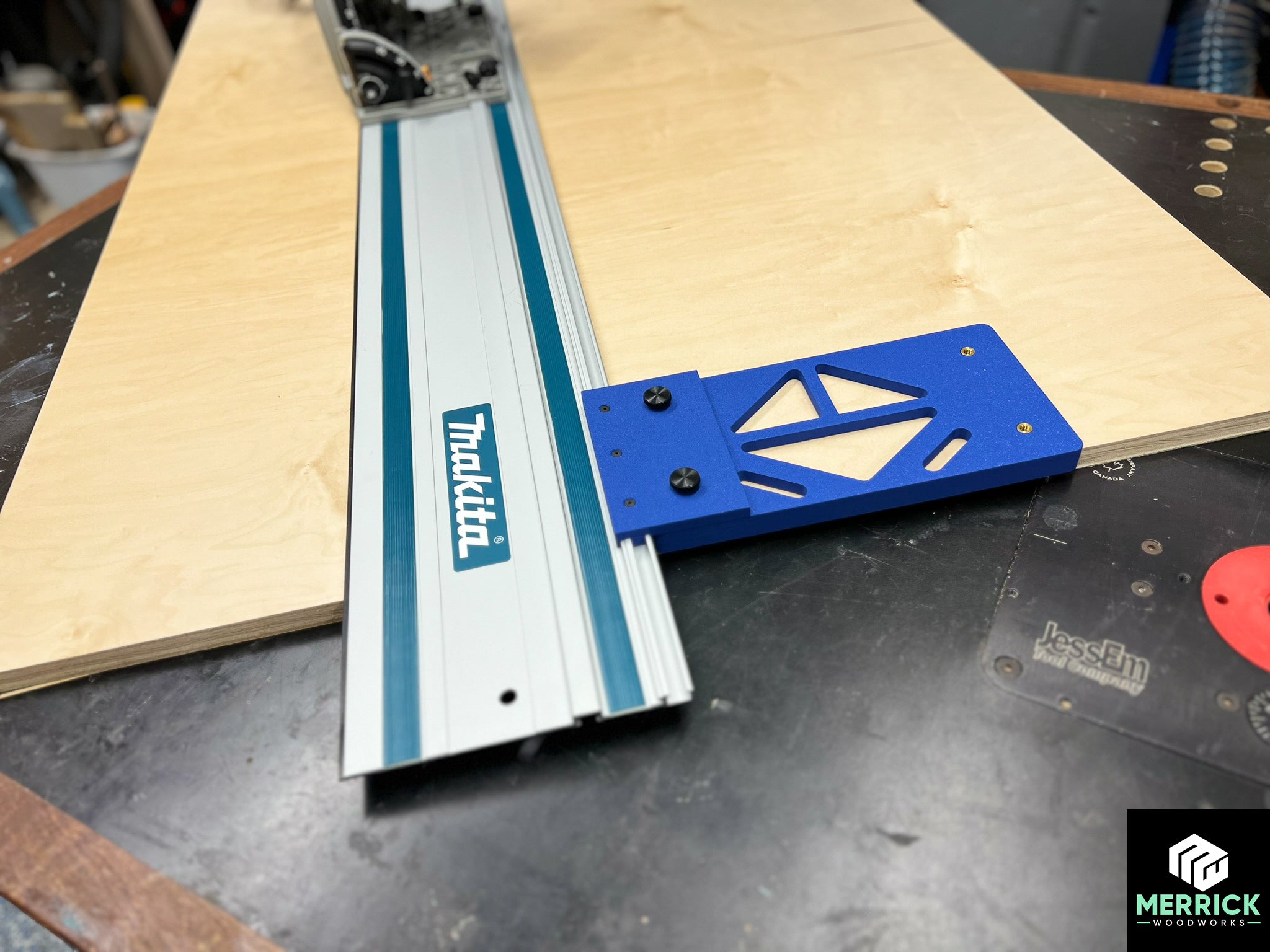 Makita Track Saw Guide Rail Square - Merrick Woodworks
