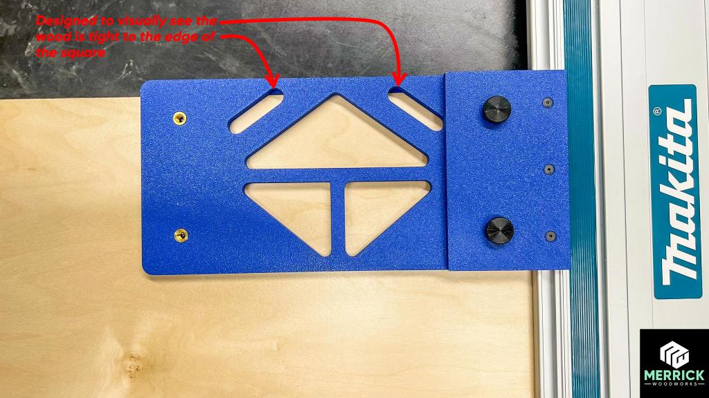 Makita Track Saw Guide Rail Square - Merrick Woodworks
