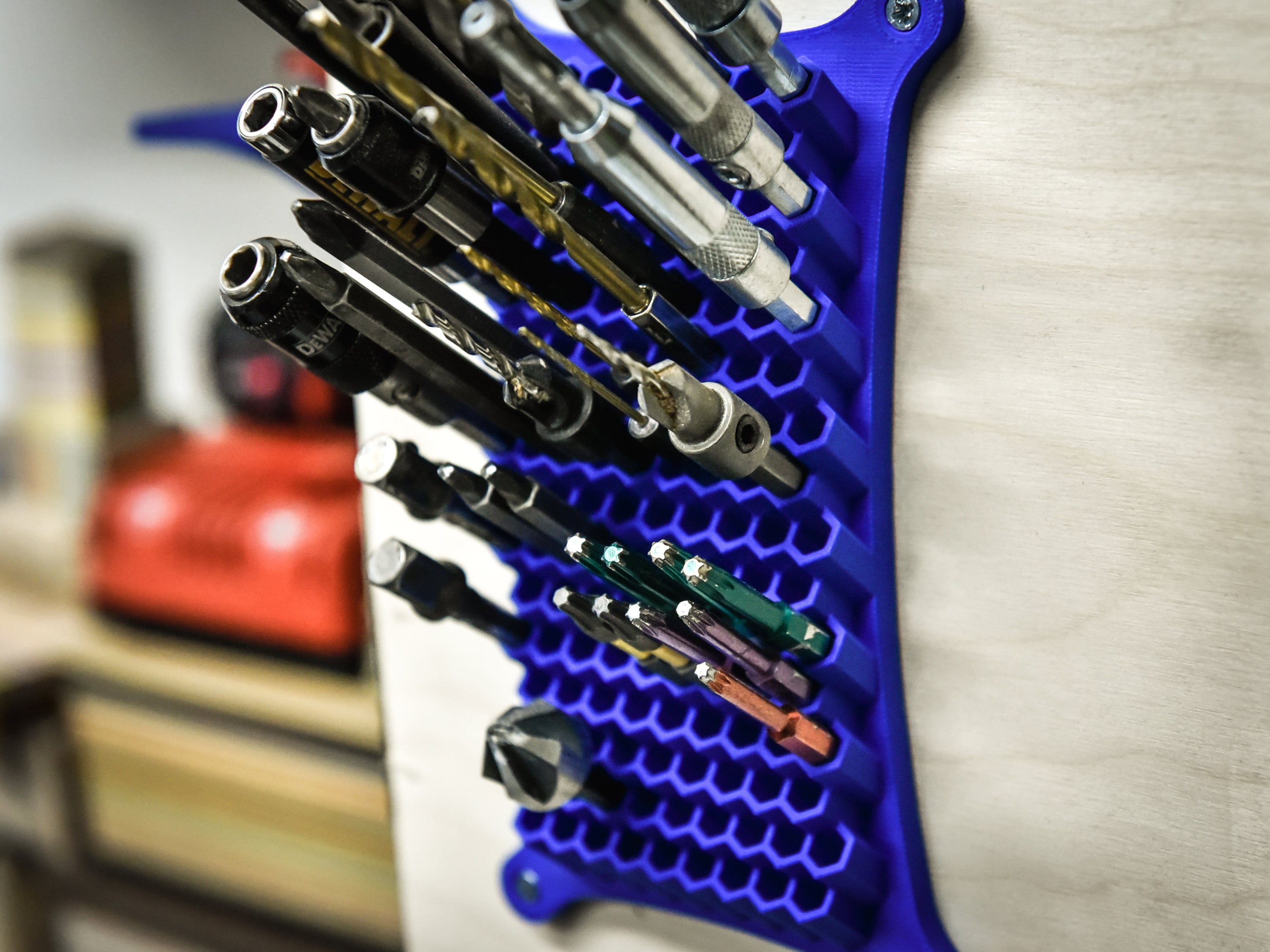 Quick Access Hex Bit Tool Holder and Organizer - Merrick Woodworks