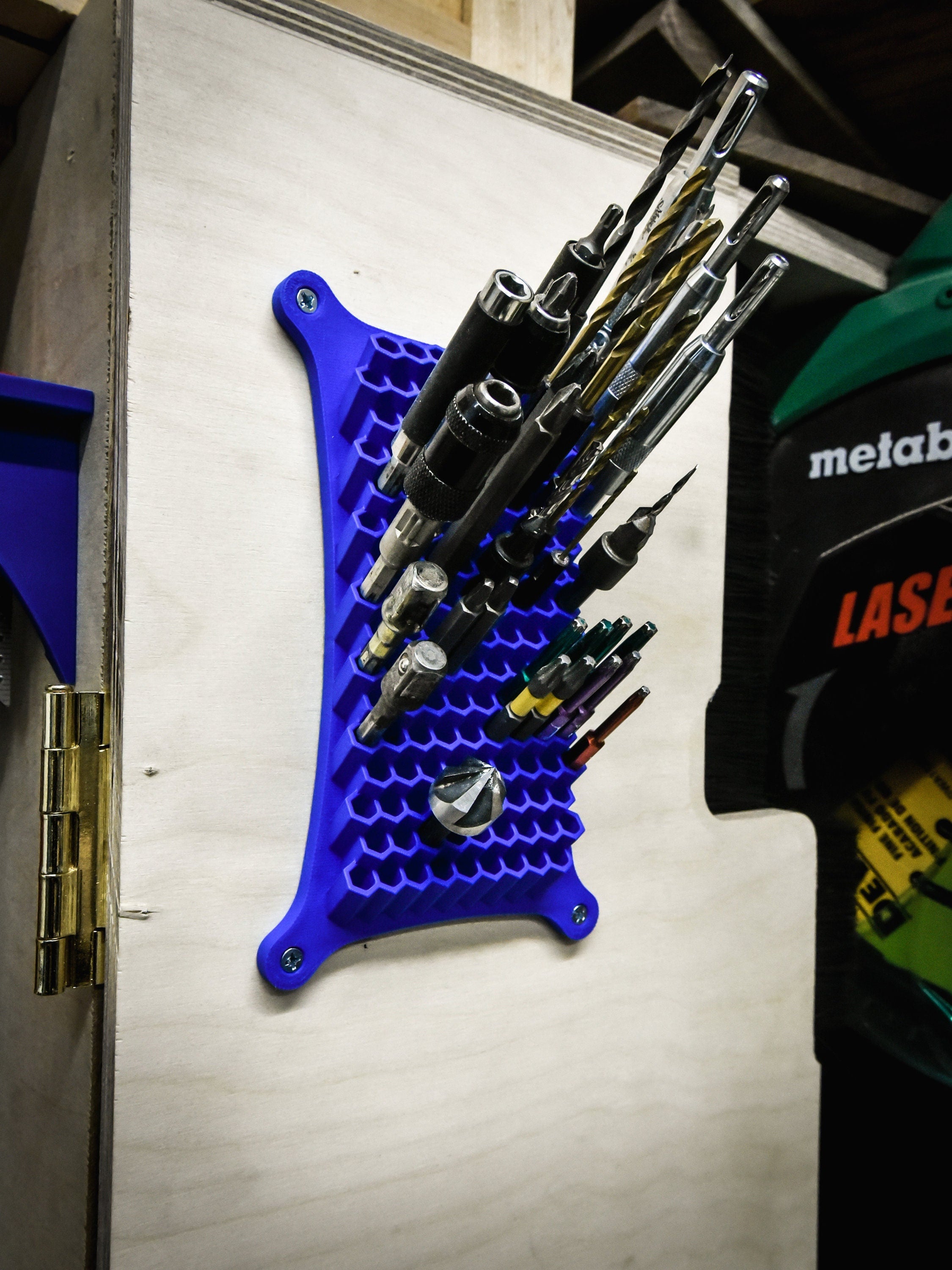 Quick Access Hex Bit Tool Holder and Organizer - Merrick Woodworks